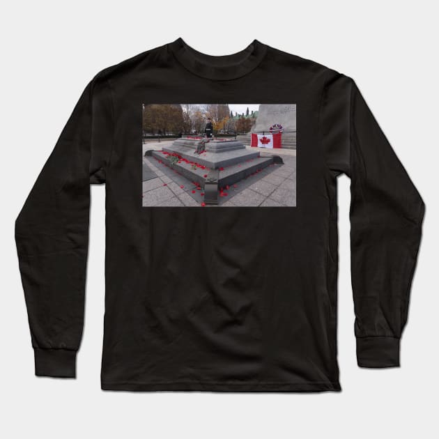 Canadian War Memorial in Ottawa, Canada Long Sleeve T-Shirt by josefpittner